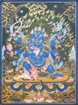 Thangka budista de Mahakala