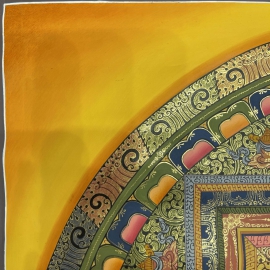 Manjushri Tibetan Mandala Art