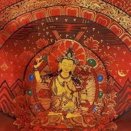 Manjushri Buddhist Mandala Art