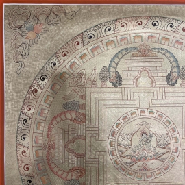 Green Tara Traditional Mandala