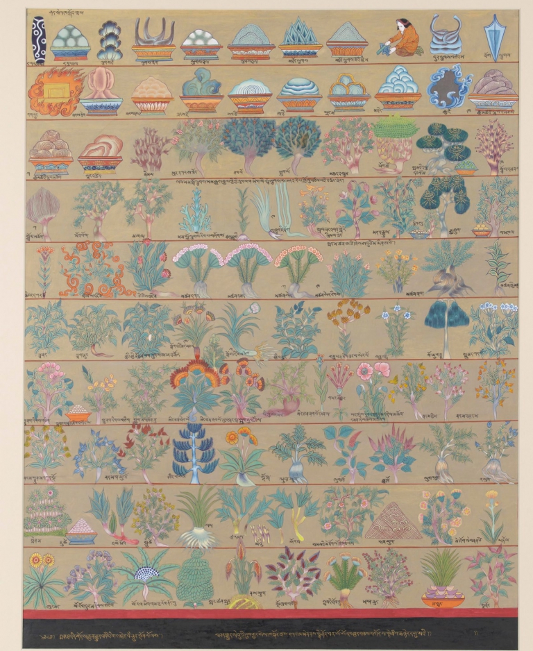 Thangka of Buddhist Medicine