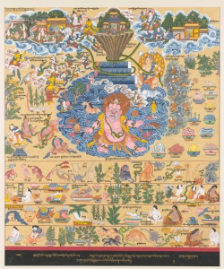 Thangka Depicting Poisons and Healing Remedies