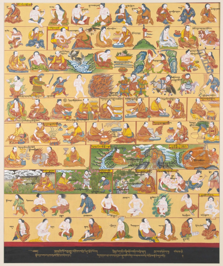 Healing Thangka - Tongue Assessment, Calming Remedies, Oil Treatments