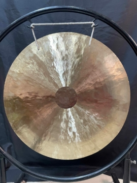 Gong tibétain avec support