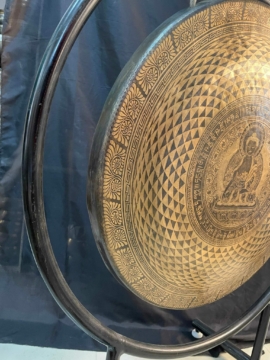 Gong tibétain – Design de Bouddha et Mandala