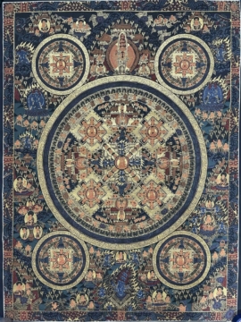 Arte de mandala de Buda hecho a mano