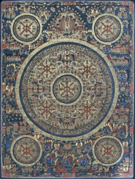 Arte tradicional de mandala budista
