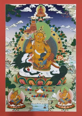 Karma Gardri Jambhala Thangka