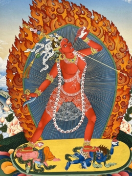 Vajrayogini Traditional Thangka