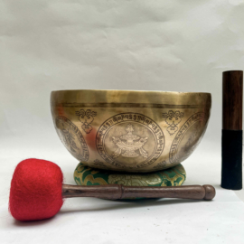 Auspicious symbol bowl