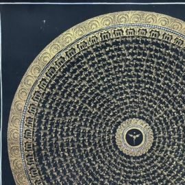 Buddha eye mandala art