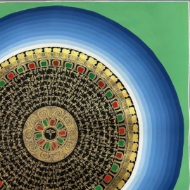 Buddha eye traditional mandala