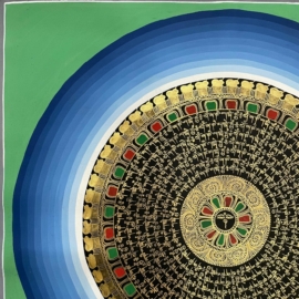Buddha eye traditional mandala