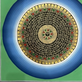Buddha eye traditional mandala