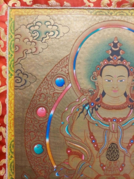 Thangka d&rsquo;Aparimita en Canevas de Coton