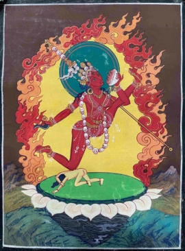 Vajrayogini tibetan painting art