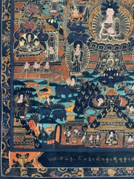 Buddha&rsquo;s Twelve Great Deeds Thangka