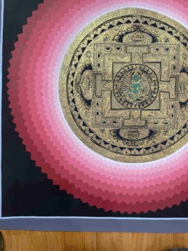 42 cm mandala de Tara verte