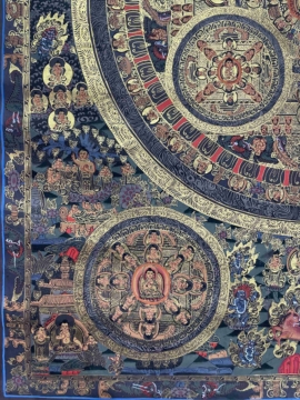 Shakyamuni Buddha Cotton Mandala 75 cm