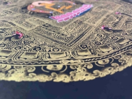 Shakyamuni Buddha Cotton Canvas Mandala