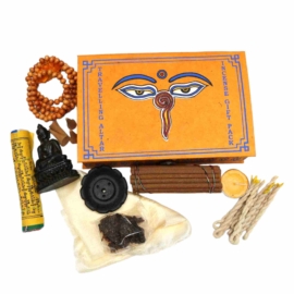 Paquete de Regalo de Incienso para Altar Viajero Amarillo