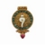 Tibetan Copper Ghau Box with Sankha Design