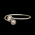 Sterling Silver Vajrayana Bracelet with Stone Inlay