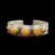 Silver Bracelet with Three-Stone Setting