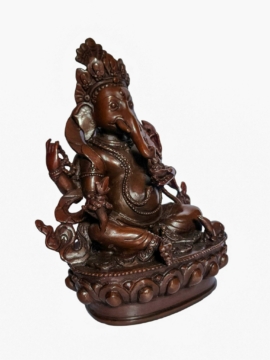 Ritual Ganesh copper statue