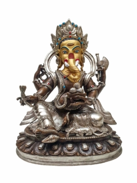 Handmade Ganesh copper statue