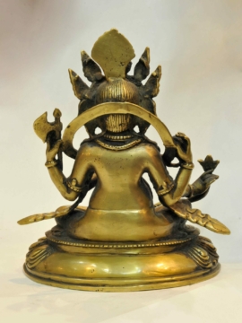 Traditional Ganesh brass statue