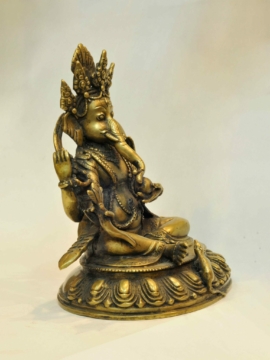 Traditional Ganesh brass statue