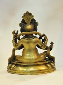 Ritual Ganesh brass statue