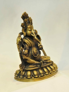 Ritual Ganesh brass statue