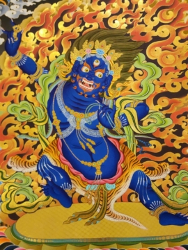 Vajrapani Ritual Thangka Painting
