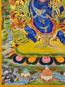Vajrapani Ritual Thangka Painting