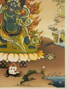 Vajrapani Tibetan Painting
