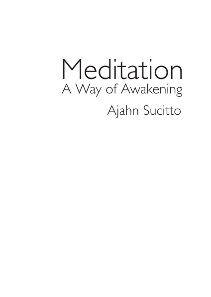 Meditation: A Path to Enlightenment