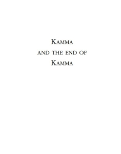 Karma and the Conclusion of Karma