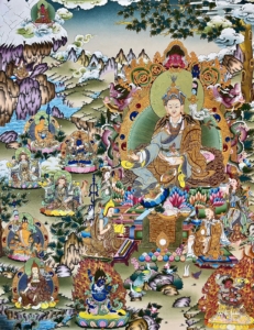 Hand Painted Padmasambhava Thangka