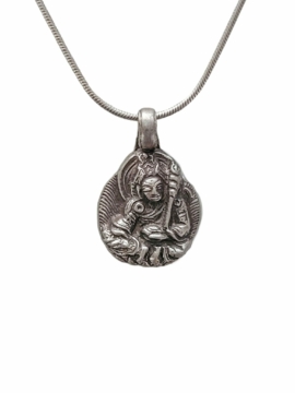 Colgante de plata con diseño de Padmasambhava
