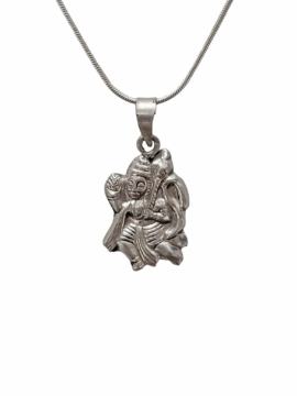 Colgante de plata de Hanuman para la fuerza y la devoción
