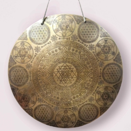 Gong Tibetano Sagrado de Bronce para la Meditación - 43 cm