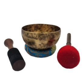 Seven Bronze Full Moon Bowl for Meditation