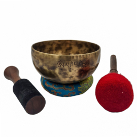 Seven Bronze Full Moon Bowl for Meditation