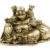 Statue de Bouddha rieur en laiton brillant