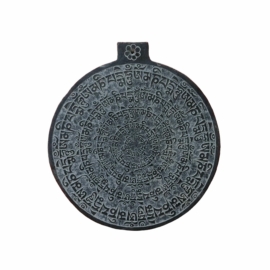 Mandala de Mantra en Pizarra para la Meditación