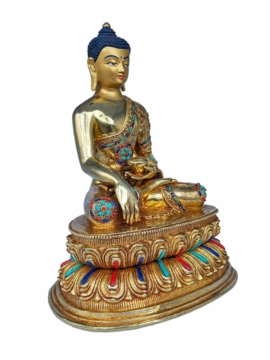 Copper Shakyamuni Buddha Ritual Statue