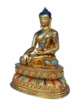 Copper Shakyamuni Buddha Ritual Statue
