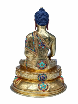 Copper Shakyamuni Buddha Ritual Statue
